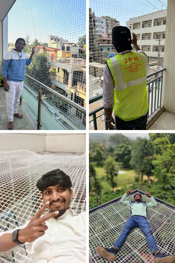 Open area and Balcony Safety Nets in Bangalore